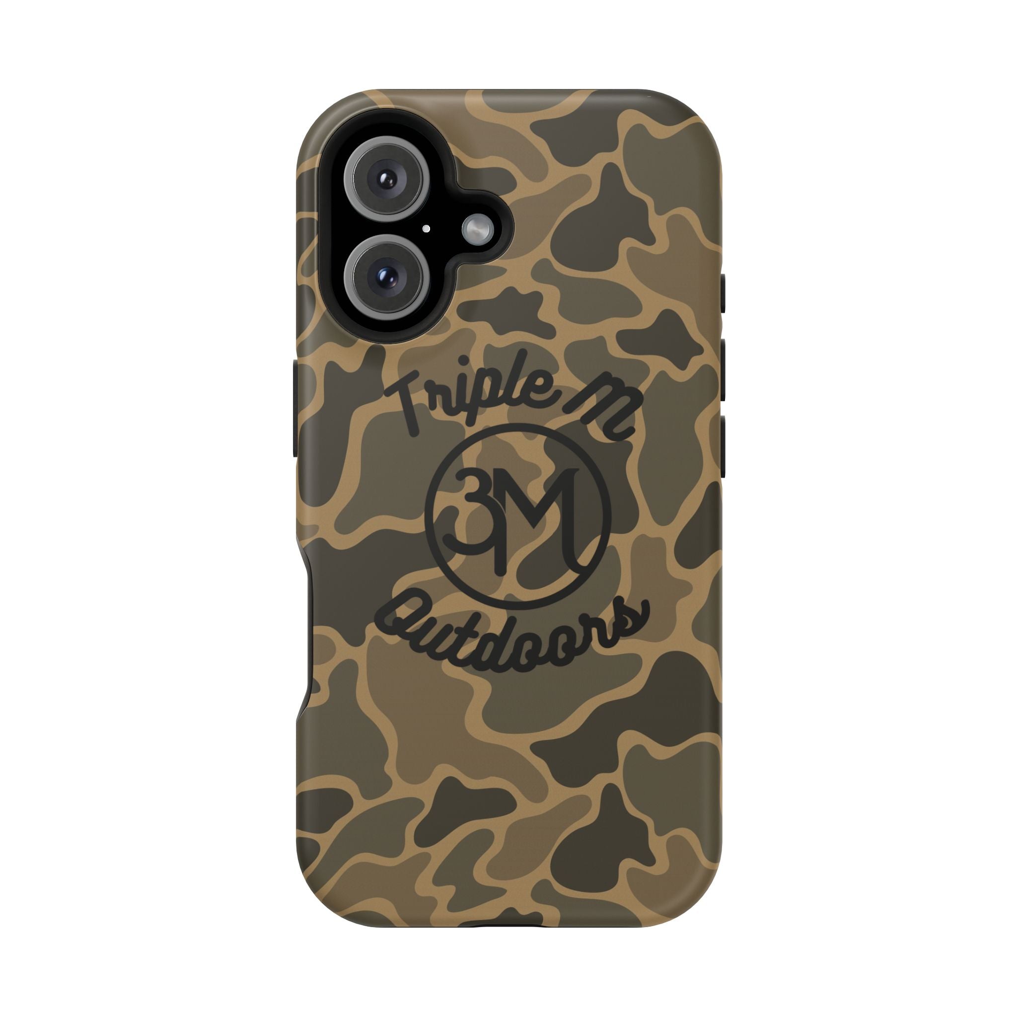 Triple M Outdoors Logo Duck Camo IPhone Case