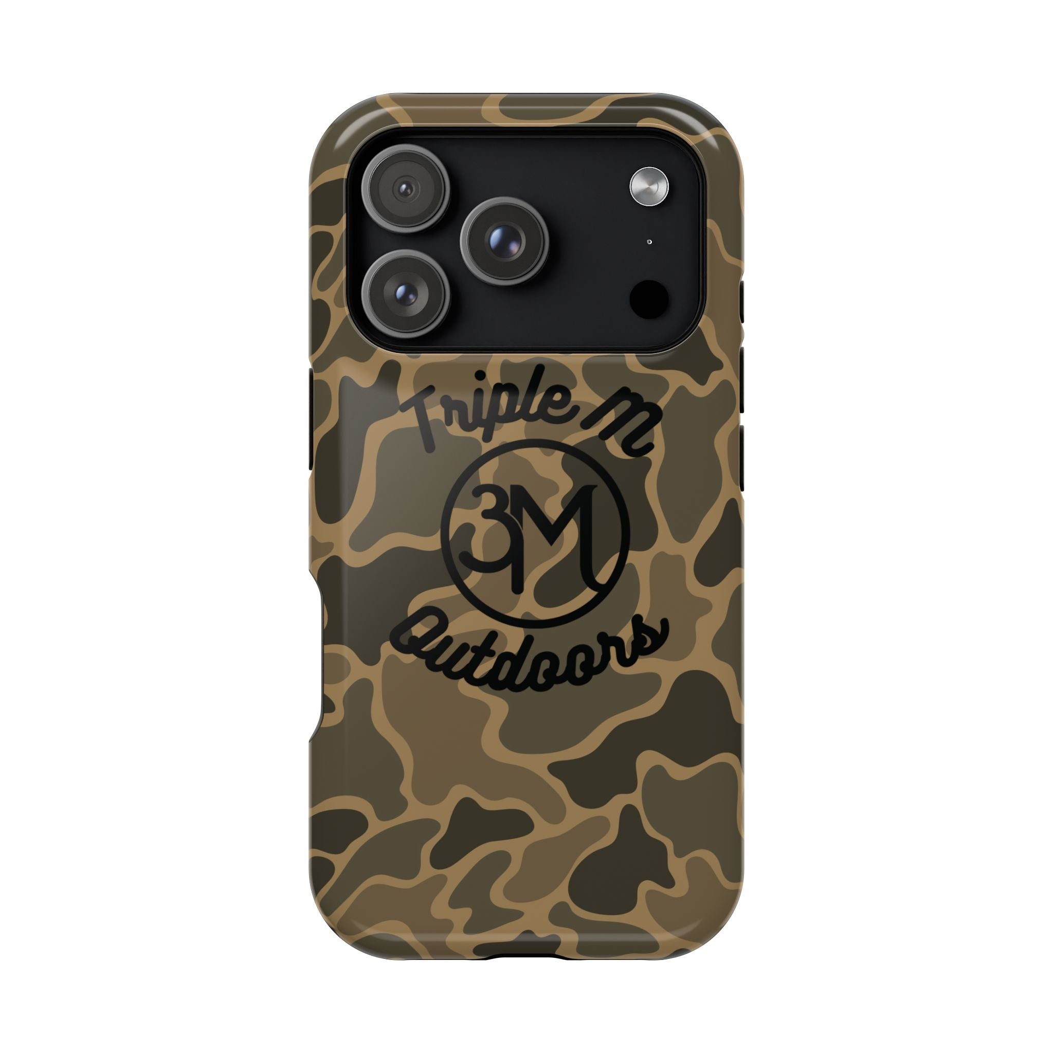 Triple M Outdoors Logo Duck Camo IPhone Case