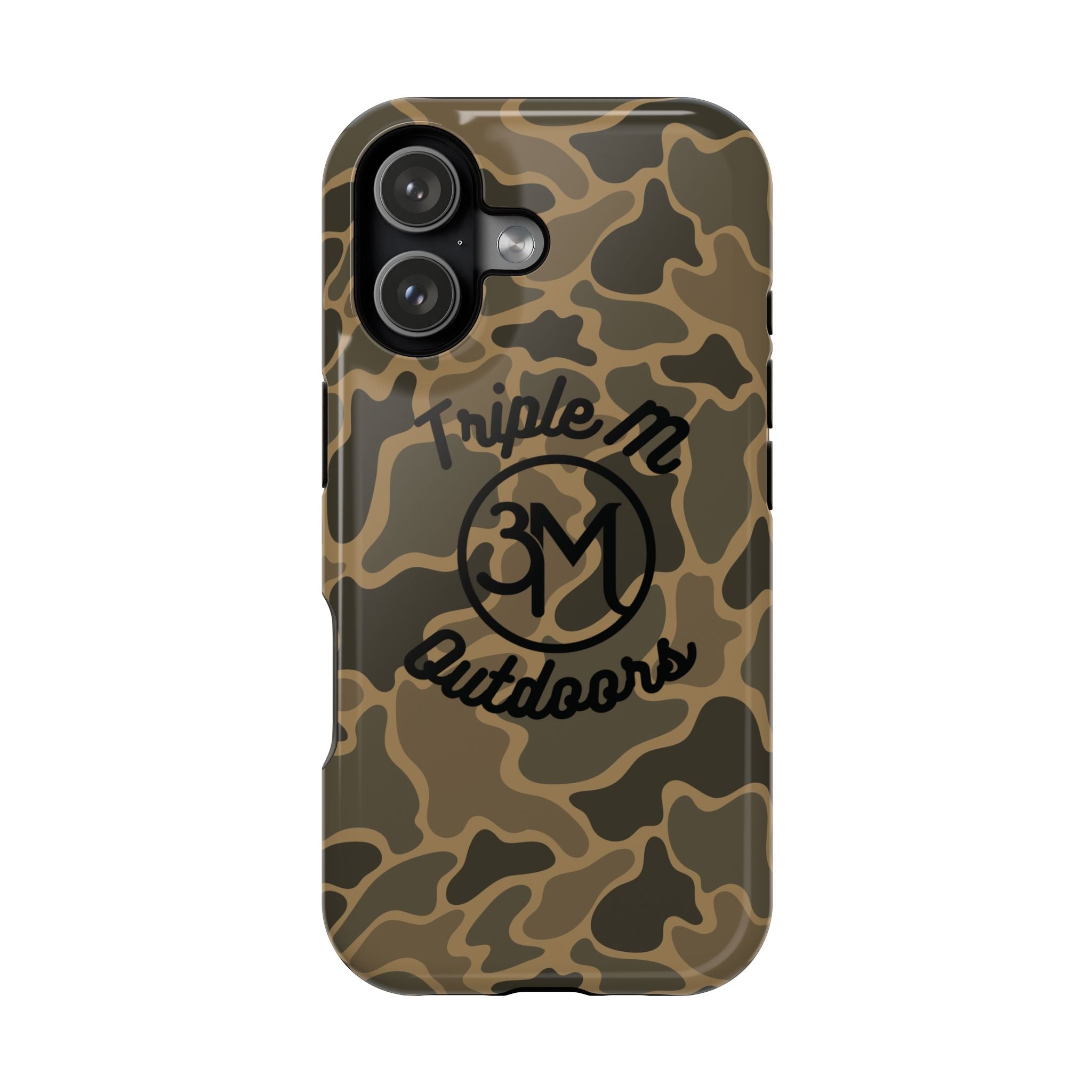 Triple M Outdoors Logo Duck Camo IPhone Case