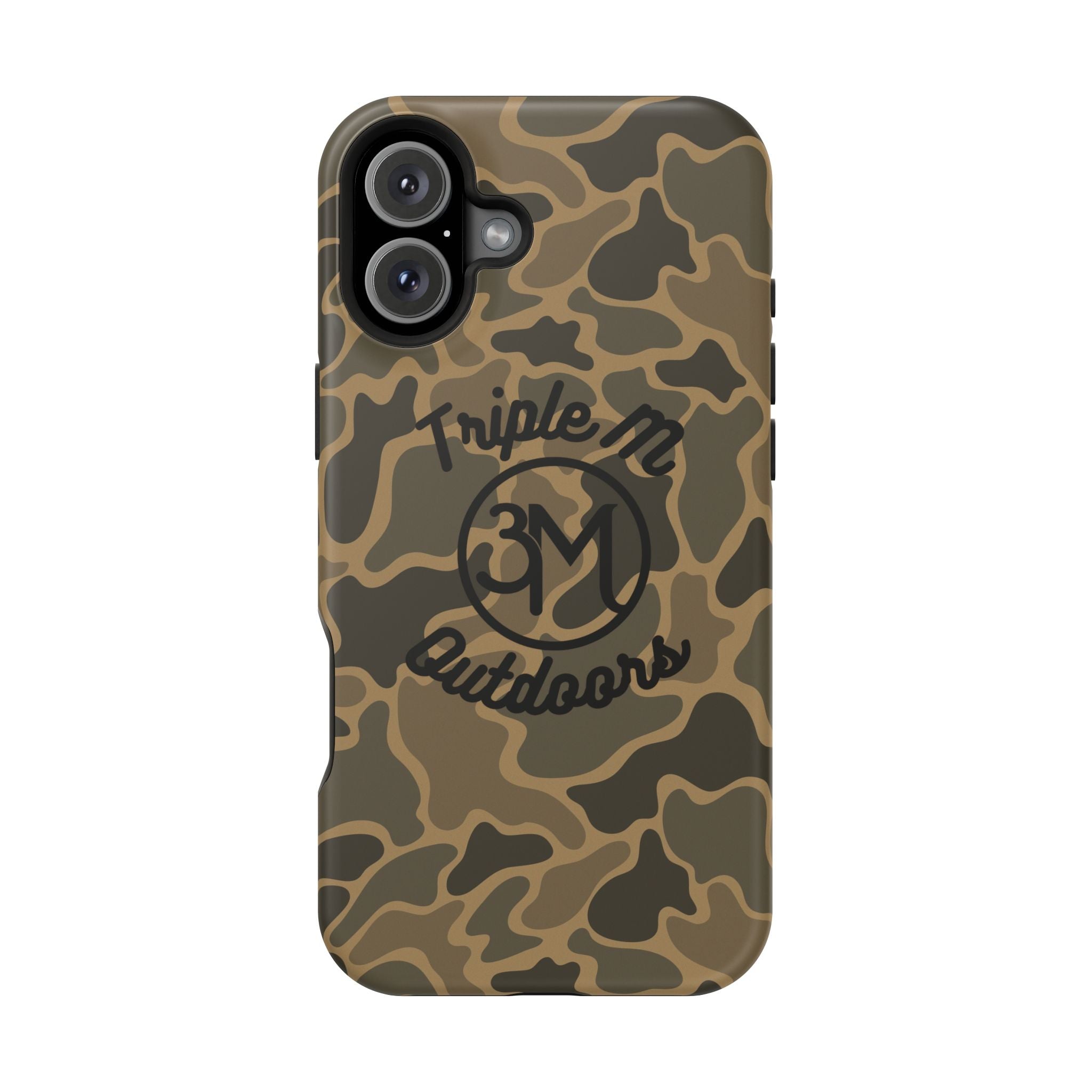 Triple M Outdoors Logo Duck Camo IPhone Case