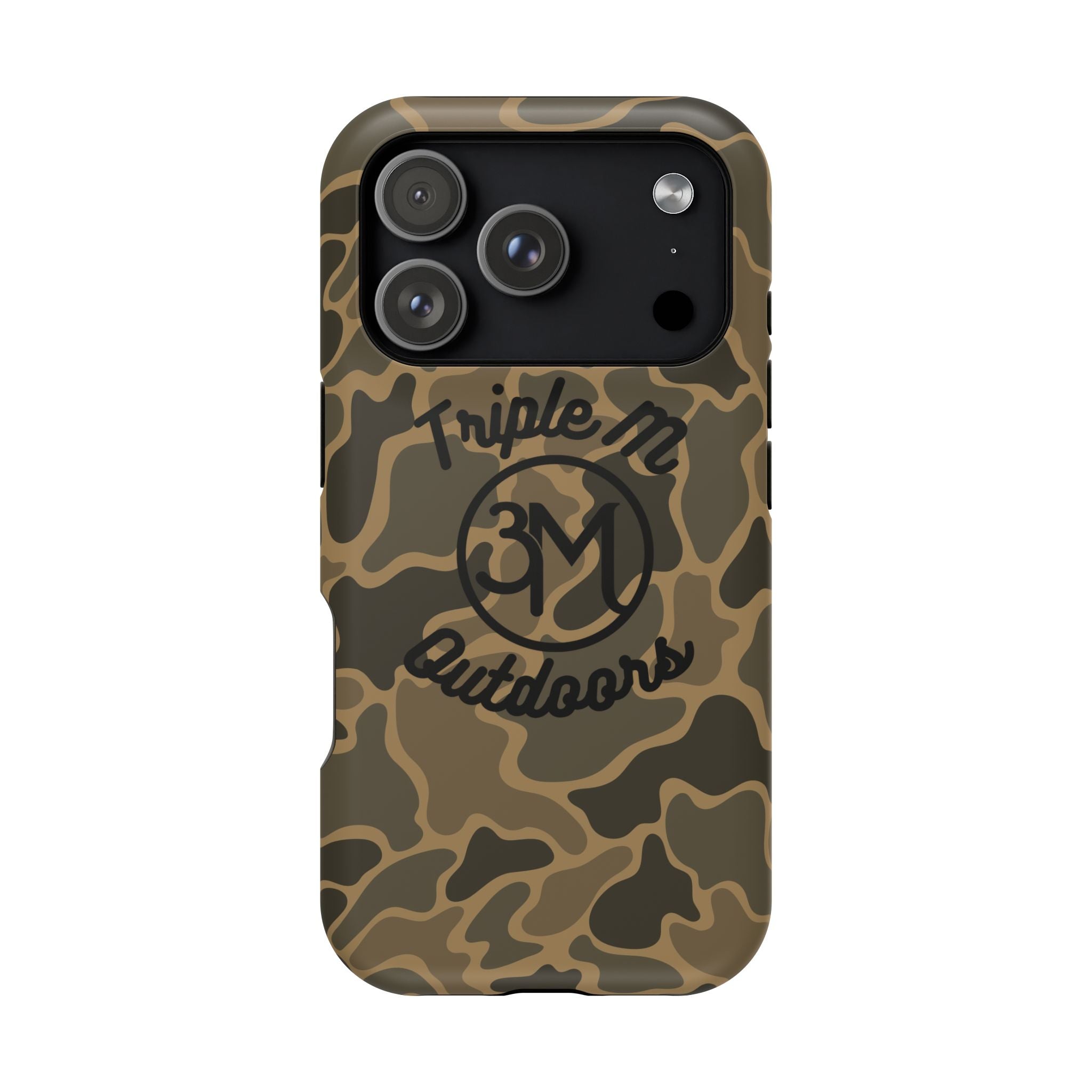 Triple M Outdoors Logo Duck Camo IPhone Case