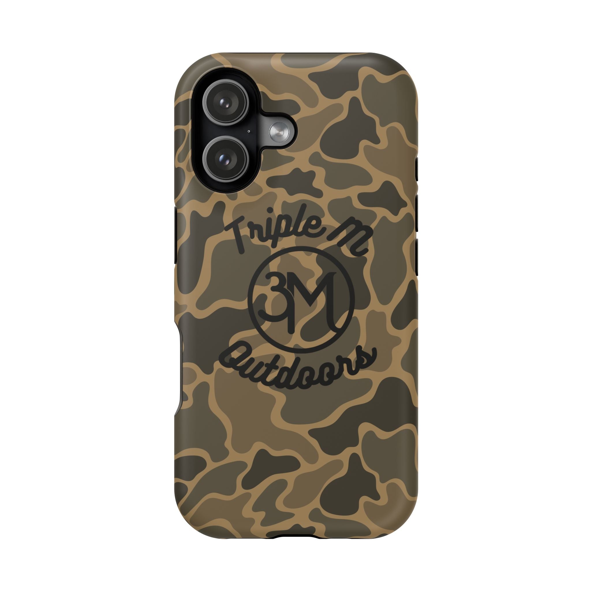 Triple M Outdoors Logo Duck Camo IPhone Case
