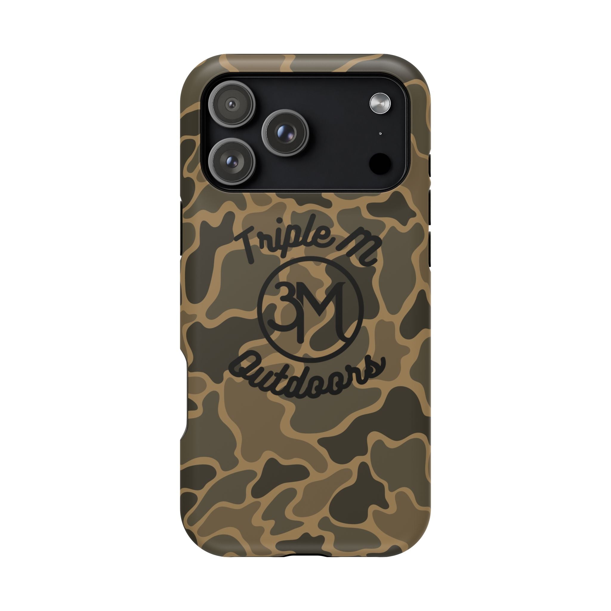 Triple M Outdoors Logo Duck Camo IPhone Case