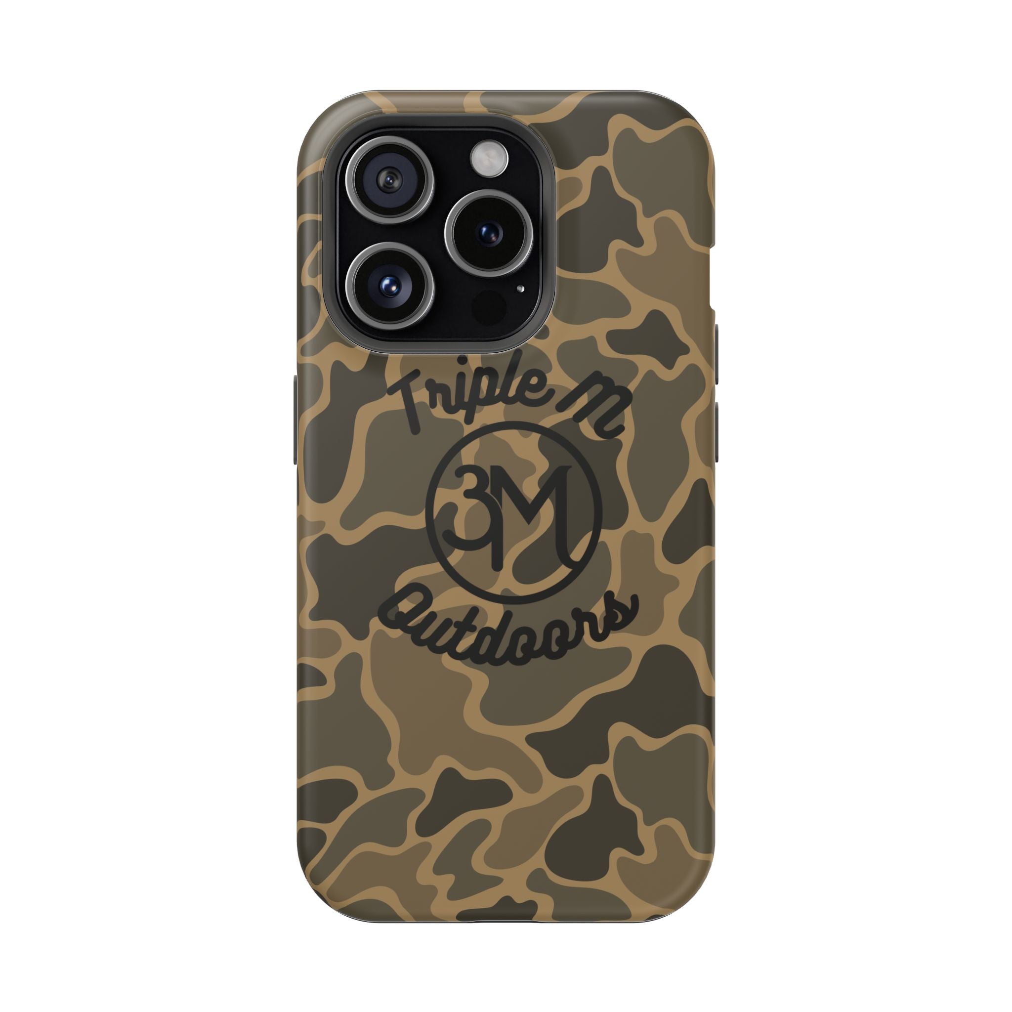 Triple M Outdoors Logo Duck Camo IPhone Case