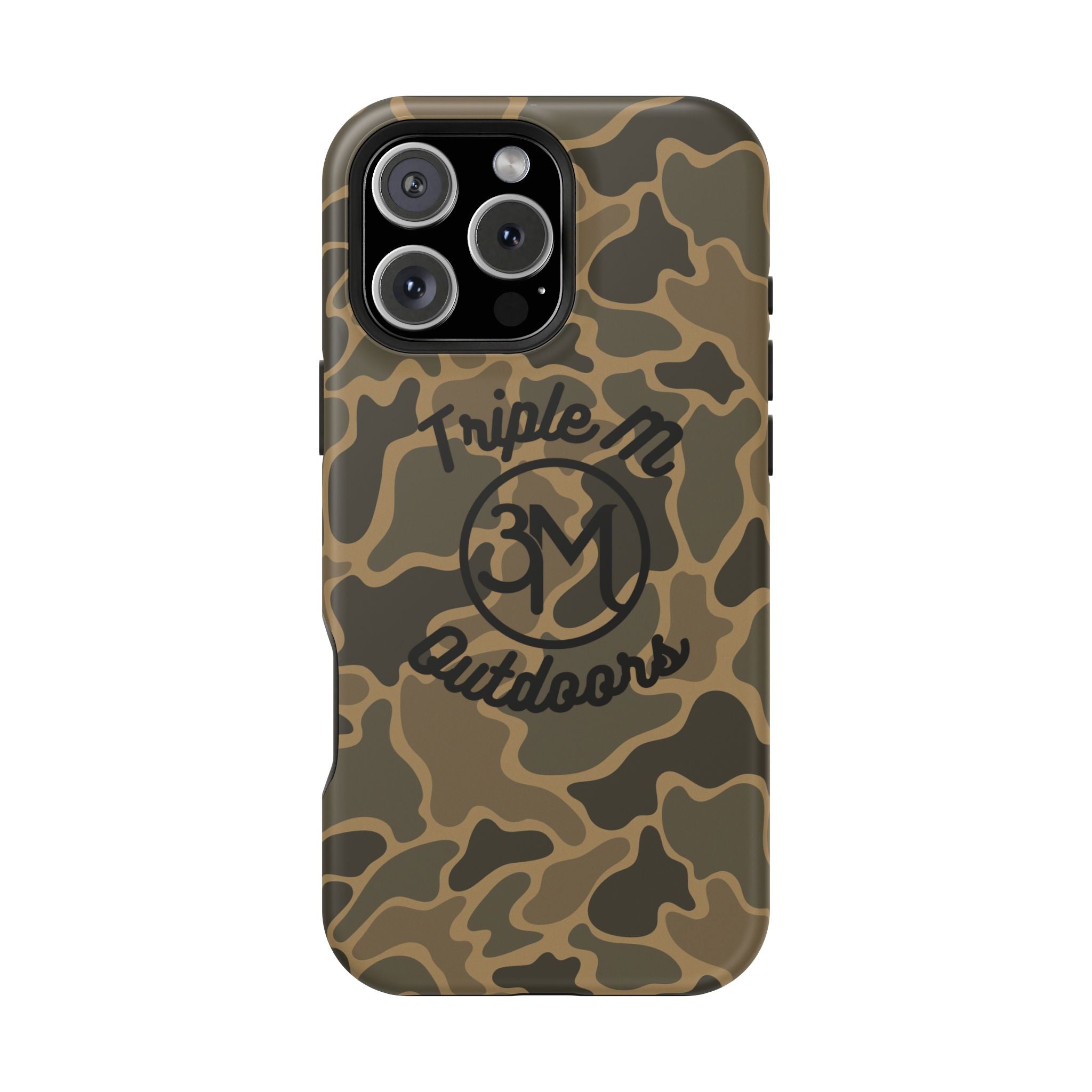 Triple M Outdoors Logo Duck Camo IPhone Case