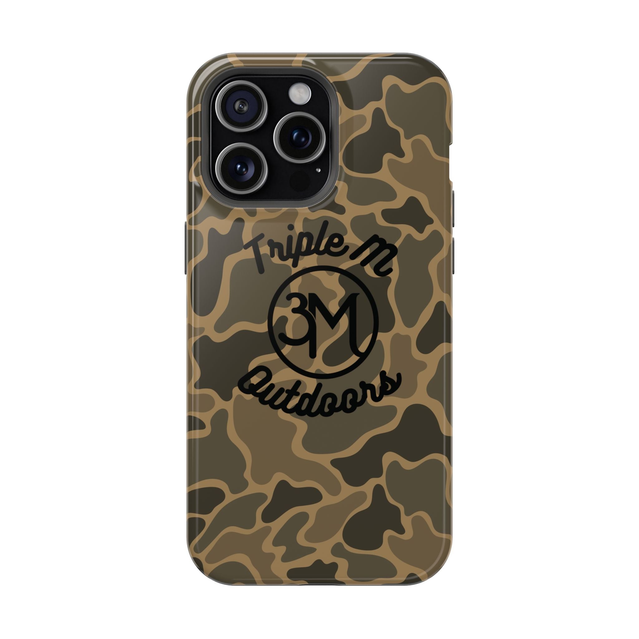 Triple M Outdoors Logo Duck Camo IPhone Case