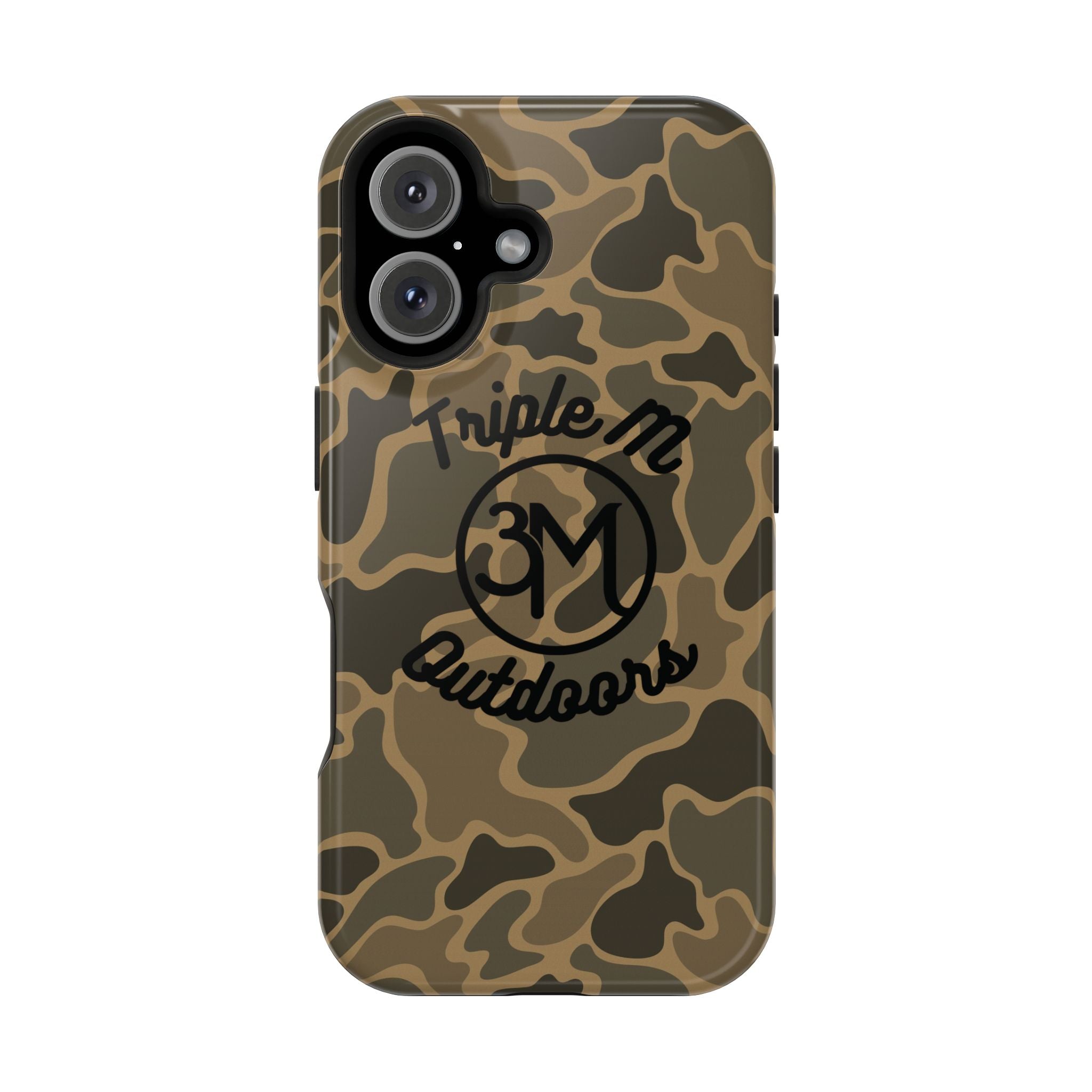 Triple M Outdoors Logo Duck Camo IPhone Case