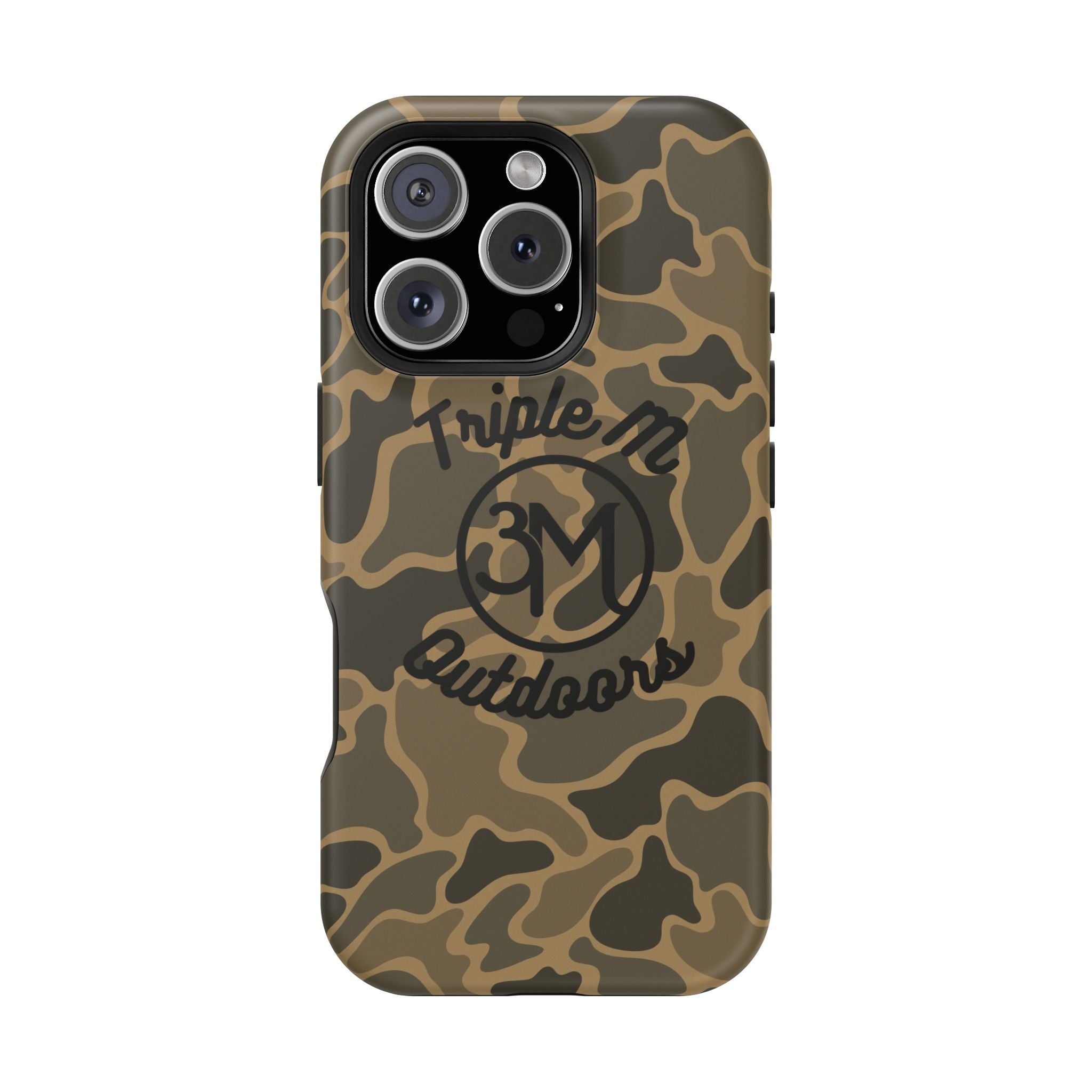 Triple M Outdoors Logo Duck Camo IPhone Case