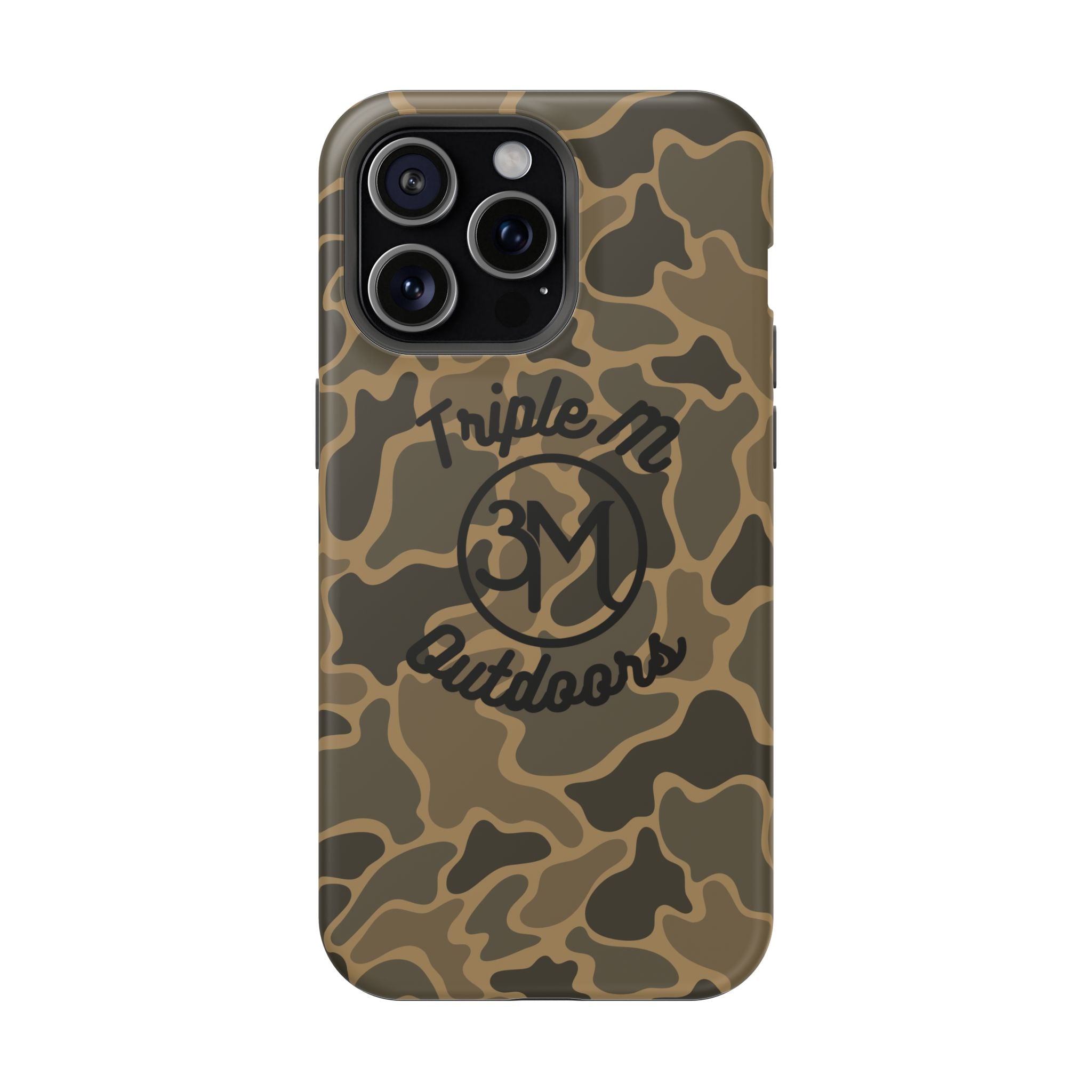 Triple M Outdoors Logo Duck Camo IPhone Case
