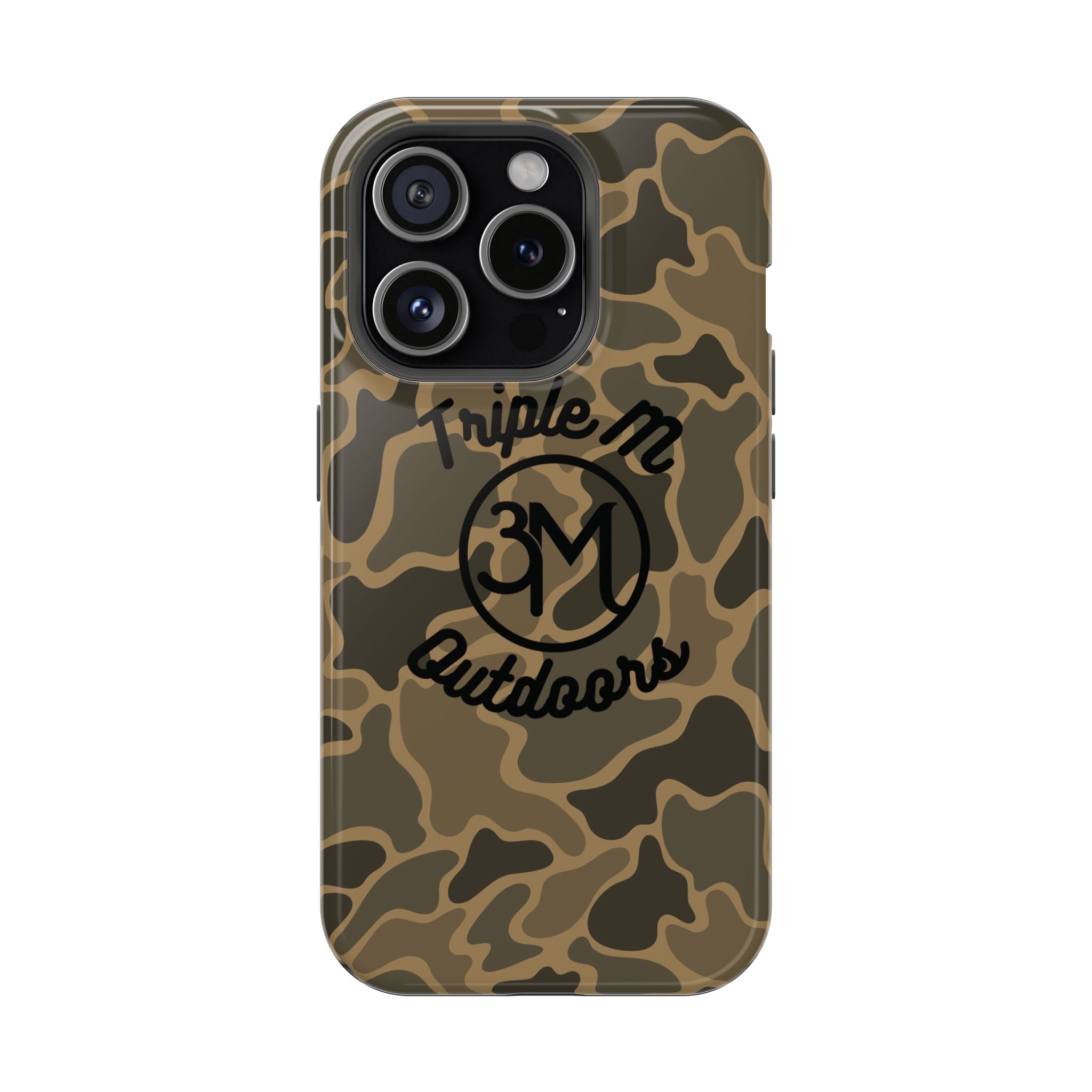 Triple M Outdoors Logo Duck Camo IPhone Case