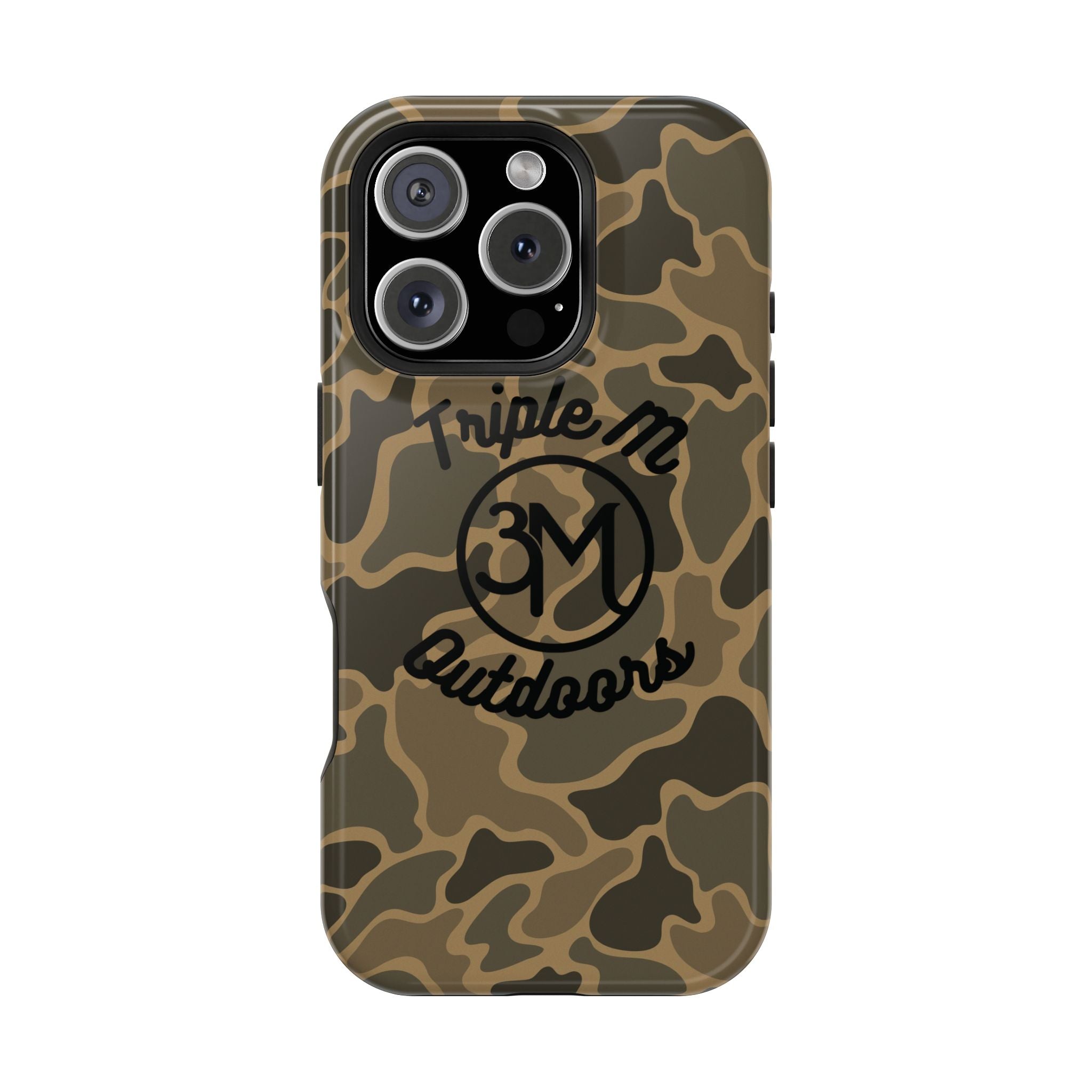 Triple M Outdoors Logo Duck Camo IPhone Case