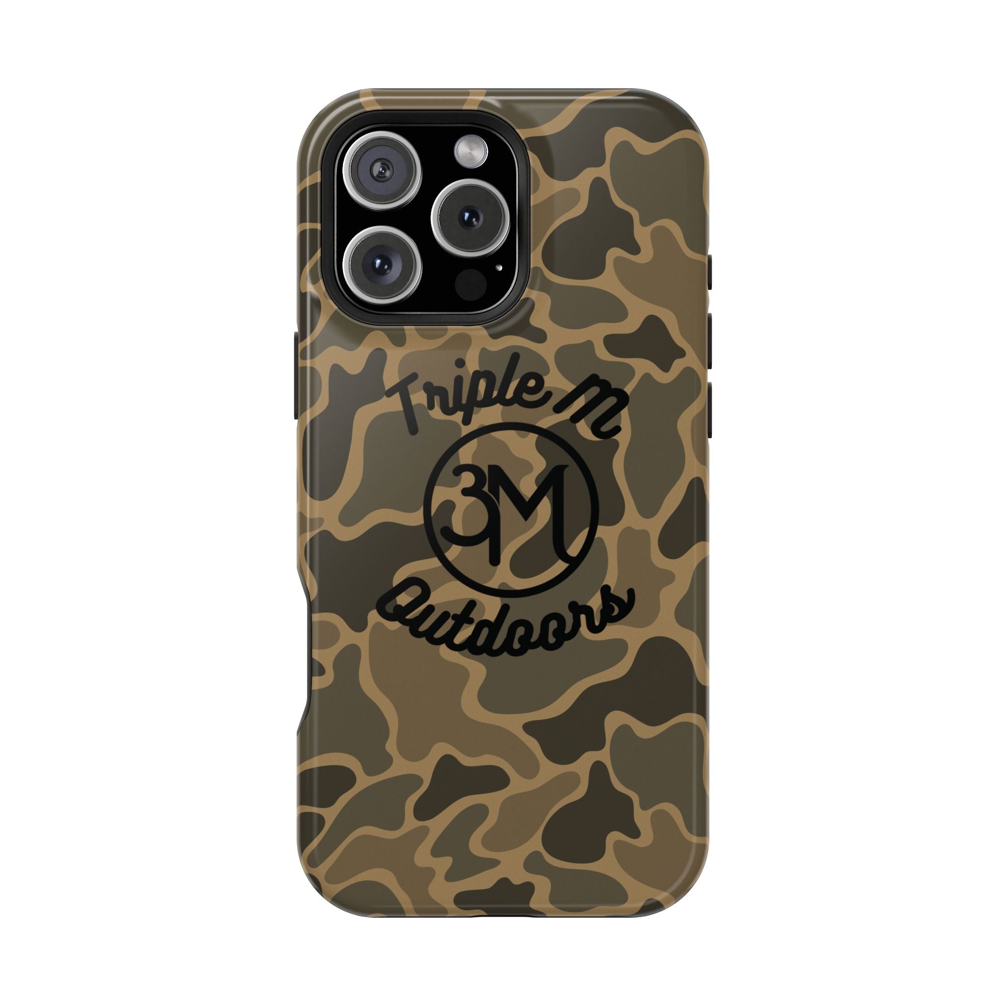 Triple M Outdoors Logo Duck Camo IPhone Case
