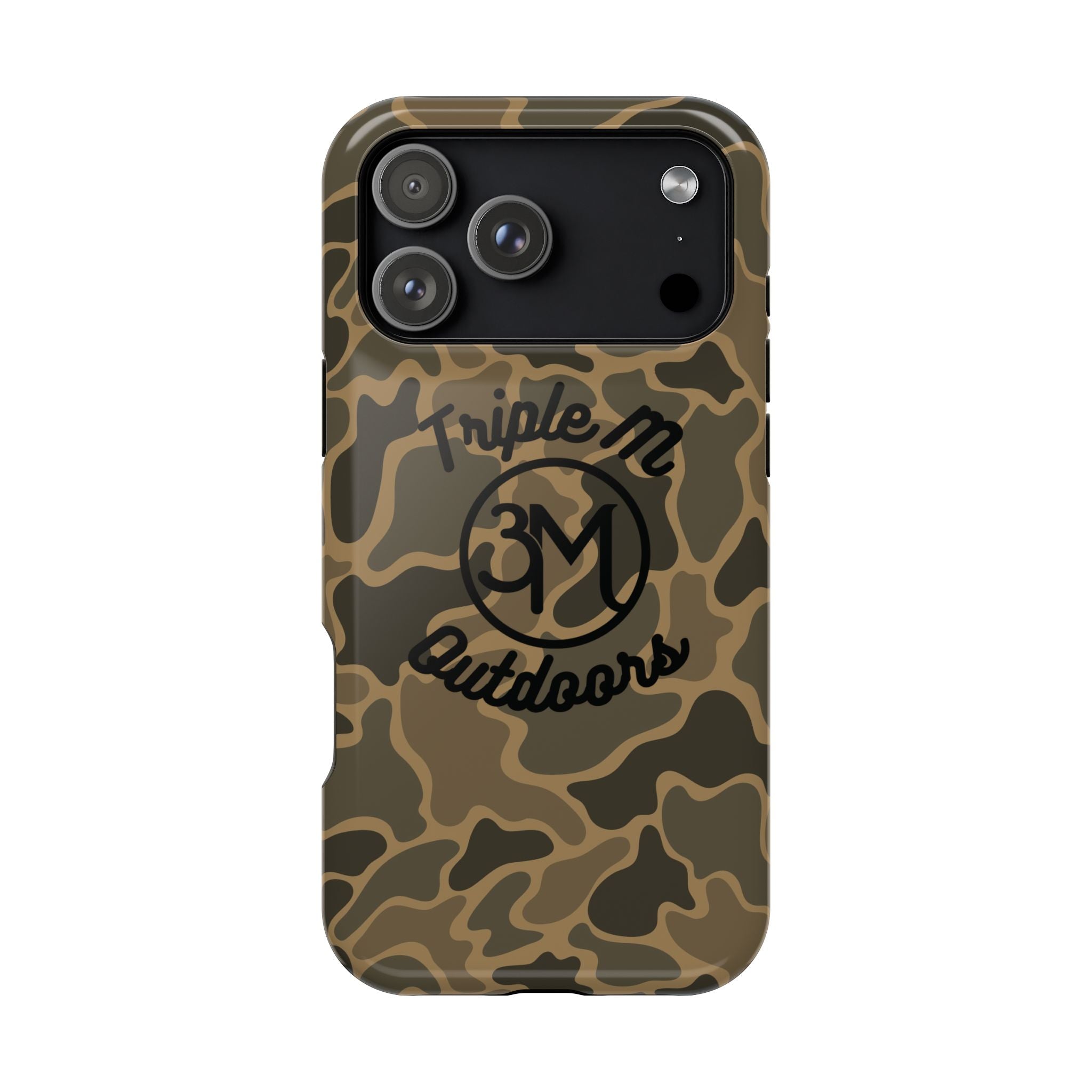 Triple M Outdoors Logo Duck Camo IPhone Case